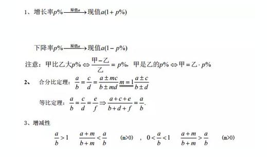MBA聯(lián)考數(shù)學(xué)公式匯總