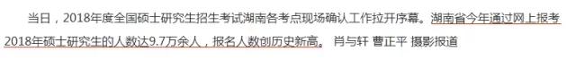 2018考研，你的競爭壓力有多大？